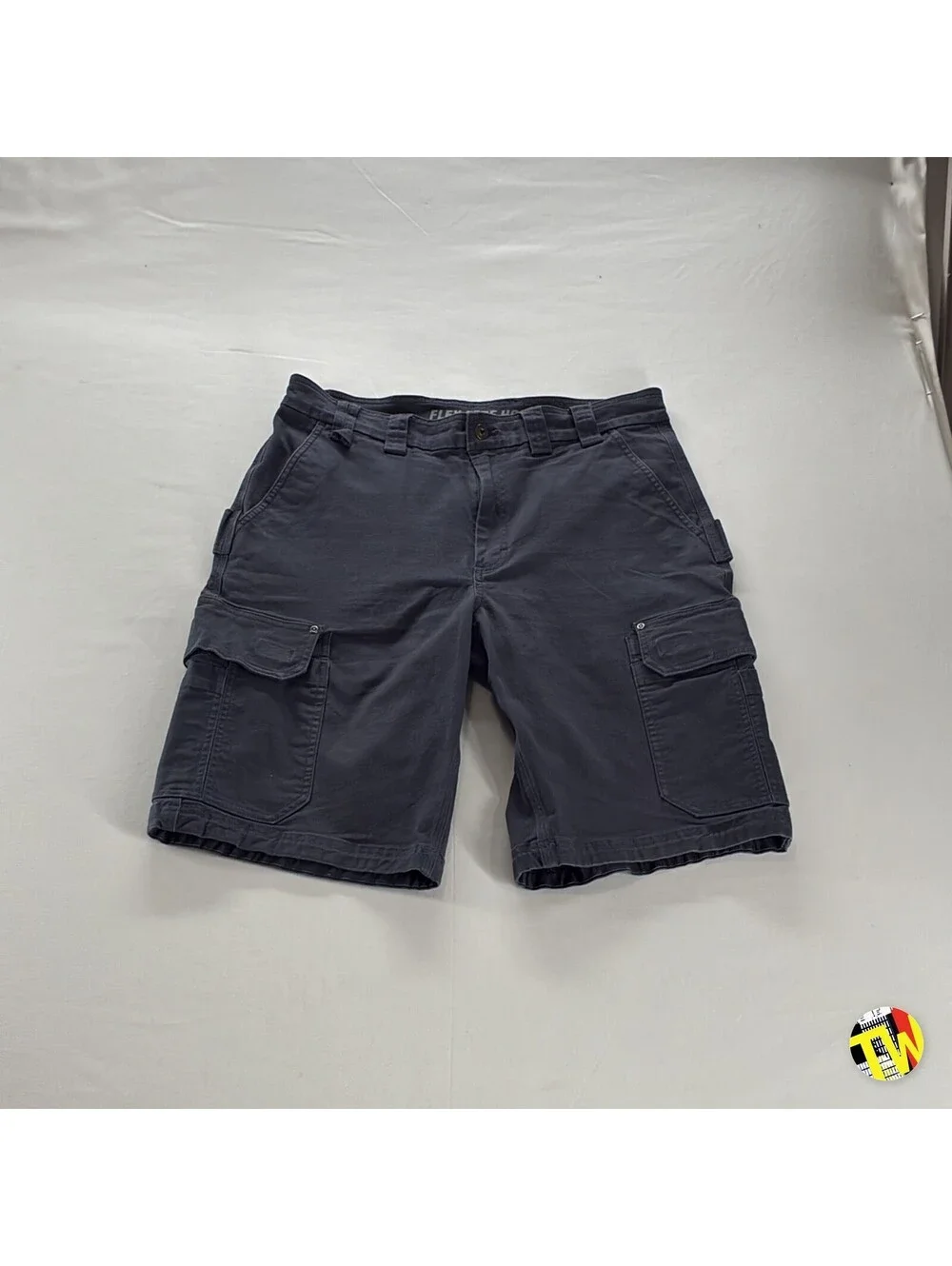 Duluth Trading Co Flex Fire Hose Cargo Shorts Mens Work
